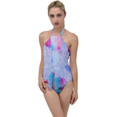 Rainbow Paint Go With The Flow One Piece Swimsuit by goljakoff
