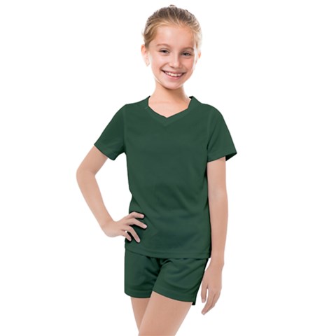 Eden Green Kids  Mesh Tee And Shorts Set by FabChoice