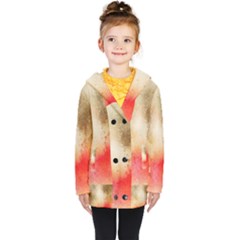 Gold Drops Kids  Double Breasted Button Coat by goljakoff