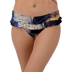Elephant Mandala Frill Bikini Bottom by goljakoff