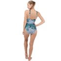 Blue sea High Neck One Piece Swimsuit View2