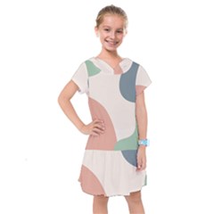 Abstract Shapes  Kids  Drop Waist Dress by Sobalvarro