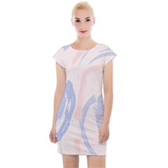Marble Stains  Cap Sleeve Bodycon Dress by Sobalvarro