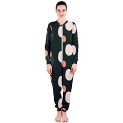 Black Peach White  Onepiece Jumpsuit (ladies)  by Sobalvarro