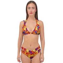 Sun & Water Double Strap Halter Bikini Set by LW41021