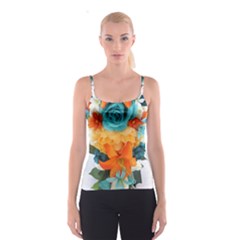 Spring Flowers Spaghetti Strap Top by LW41021