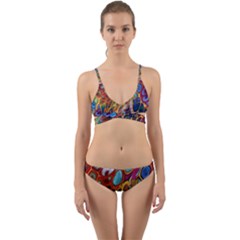 Colored Summer Wrap Around Bikini Set by Galinka