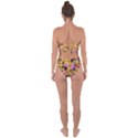 Delicate Peonies Tie Back One Piece Swimsuit View2