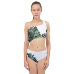 Banana Leaves Spliced Up Two Piece Swimsuit by goljakoff
