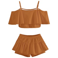 Alloy Orange Kids  Off Shoulder Skirt Bikini by FabChoice