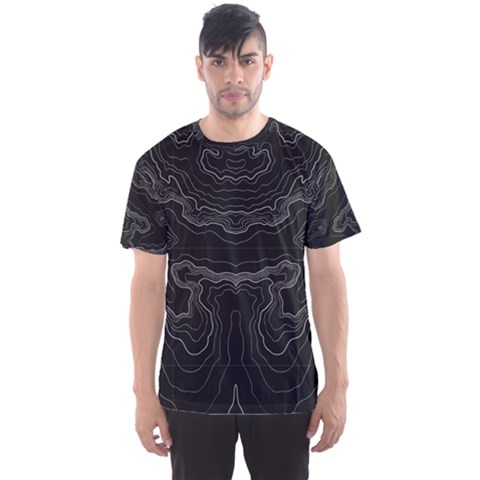 Topography Men s Sport Mesh Tee by goljakoff
