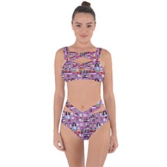 Drawing Collage Purple Bandaged Up Bikini Set  by snowwhitegirl