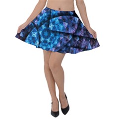 Dismembered Mandala Velvet Skater Skirt by MRNStudios