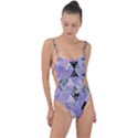 Candy Glass Tie Strap One Piece Swimsuit View1