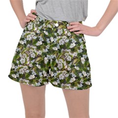 Blooming Garden Ripstop Shorts by SychEva