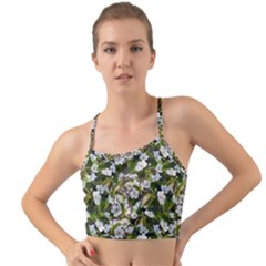 Blooming Garden Mini Tank Bikini Top by SychEva