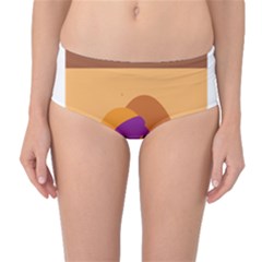 Girl Power Mid-waist Bikini Bottoms by designsbymallika