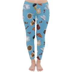 Coffee Time Classic Winter Leggings by SychEva