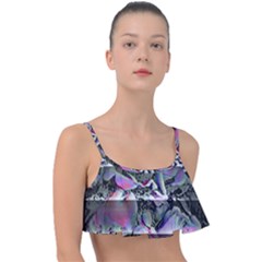 Techno Bouquet Frill Bikini Top by MRNStudios