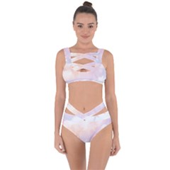 Morning Sky Love Bandaged Up Bikini Set  by designsbymallika
