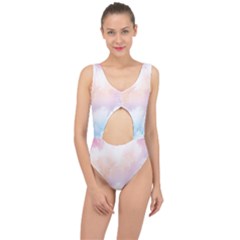 Morning Sky Love Center Cut Out Swimsuit by designsbymallika