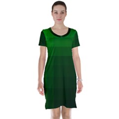 Zappwaits-green Short Sleeve Nightdress by zappwaits