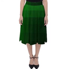 Zappwaits-green Classic Midi Skirt by zappwaits