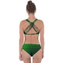 Zappwaits-green Criss Cross Bikini Set View2