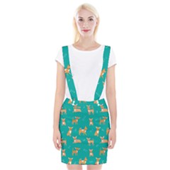 Cute Chihuahua Dogs Braces Suspender Skirt by SychEva