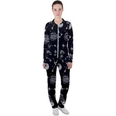 Dark Stars And Planets Casual Jacket And Pants Set