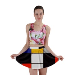 Composition A By Piet Mondrian Mini Skirt by maximumstreetcouture