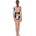 Composition A By Piet Mondrian Center Cut Out Swimsuit View2