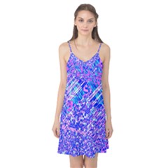 Root Humanity Bar And Qr Code Combo In Purple And Blue Camis Nightgown by WetdryvacsLair