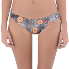 Flower Bomb 12 Reversible Hipster Bikini Bottoms by PatternFactory