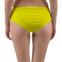 Soft Pattern Yellow Reversible Mid-Waist Bikini Bottoms View4