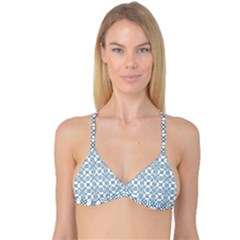 Arabic Vector Seamless Pattern Reversible Tri Bikini Top by webstylecreations