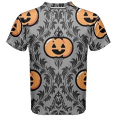 Pumpkin Pattern Men s Cotton Tee by InPlainSightStyle