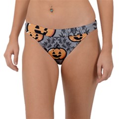 Pumpkin Pattern Band Bikini Bottom by InPlainSightStyle