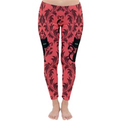 Cat Pattern Classic Winter Leggings by InPlainSightStyle