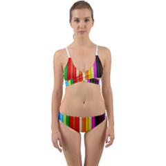 Ultimate Pencil Skirt Wrap Around Bikini Set by hullstuff
