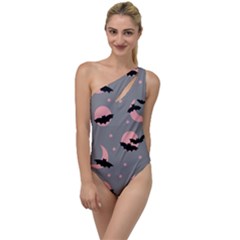 Bat To One Side Swimsuit by SychEva