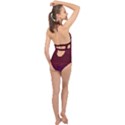 395ff2db-a121-4794-9700-0fdcff754082 Halter Front Plunge Swimsuit View2
