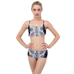 Compressed Carbon Layered Top Bikini Set by MRNStudios