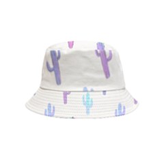 Purple And Blue Cacti Bucket Hat (kids) by SychEva