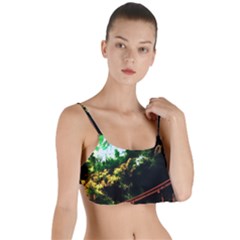 Science-fiction-forward-futuristic Layered Top Bikini Top  by Sudhe
