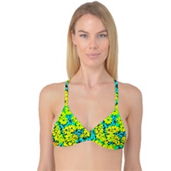 Chrysanthemums Reversible Tri Bikini Top by Hostory