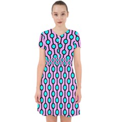 A Chain Of Blue Circles Adorable In Chiffon Dress by SychEva