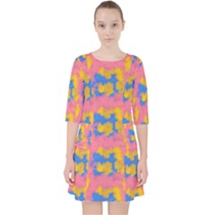 Abstract Painting Pocket Dress by SychEva