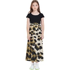 Leopard-print 2 Kids  Flared Maxi Skirt by skindeep