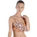 Leopard-knitted Layered Top Bikini Top  View1